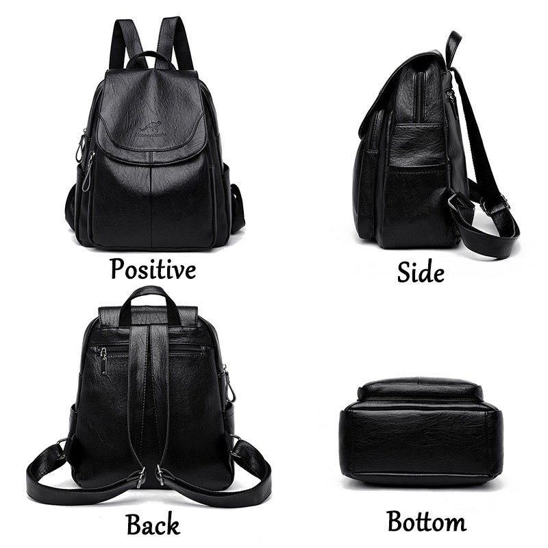 Leather Backpack Vintage - Винтажный рюкзак из мягкой кожи для