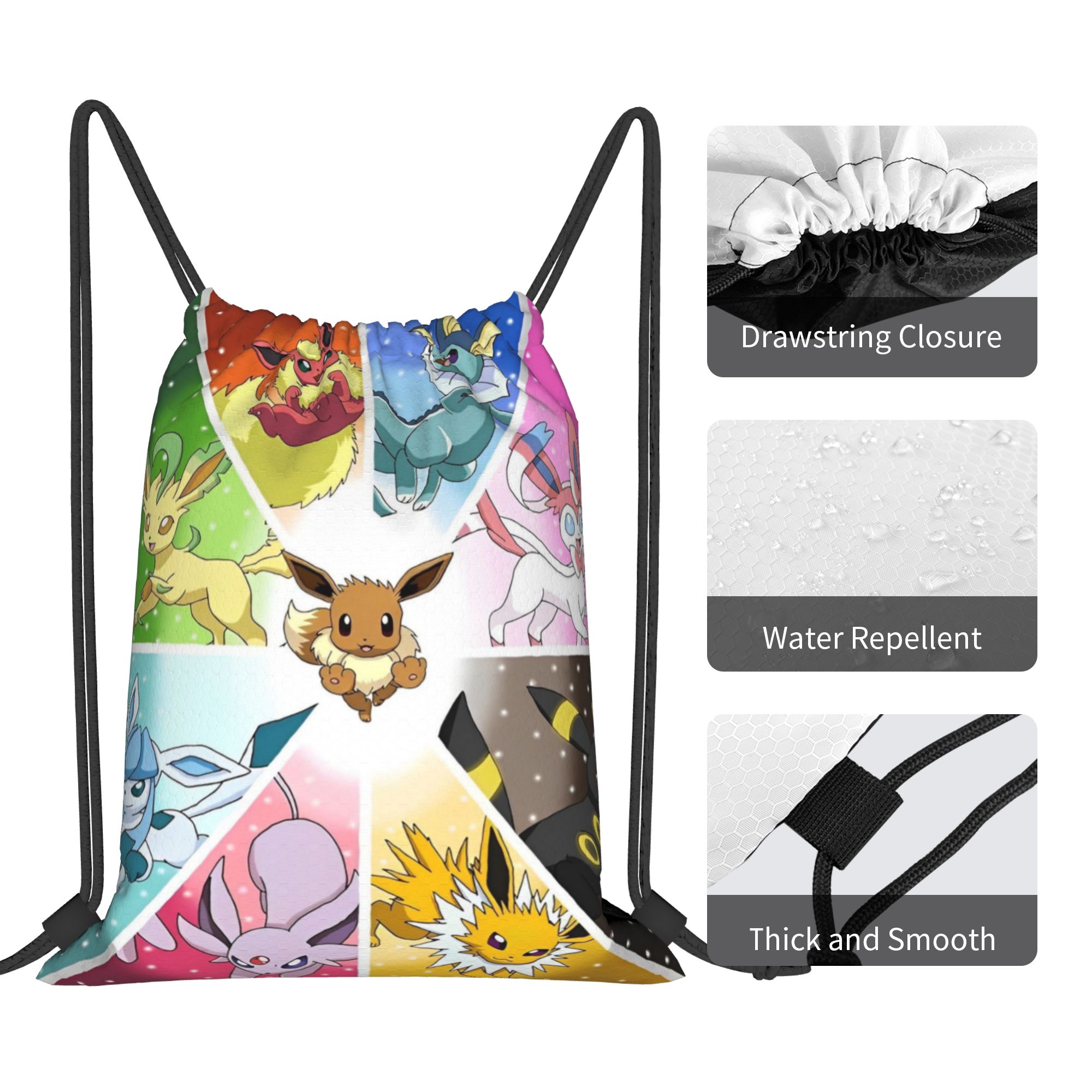 Рюкзак-мешок в стиле аниме 90- – обзор и цена Drawstring Gym Bag