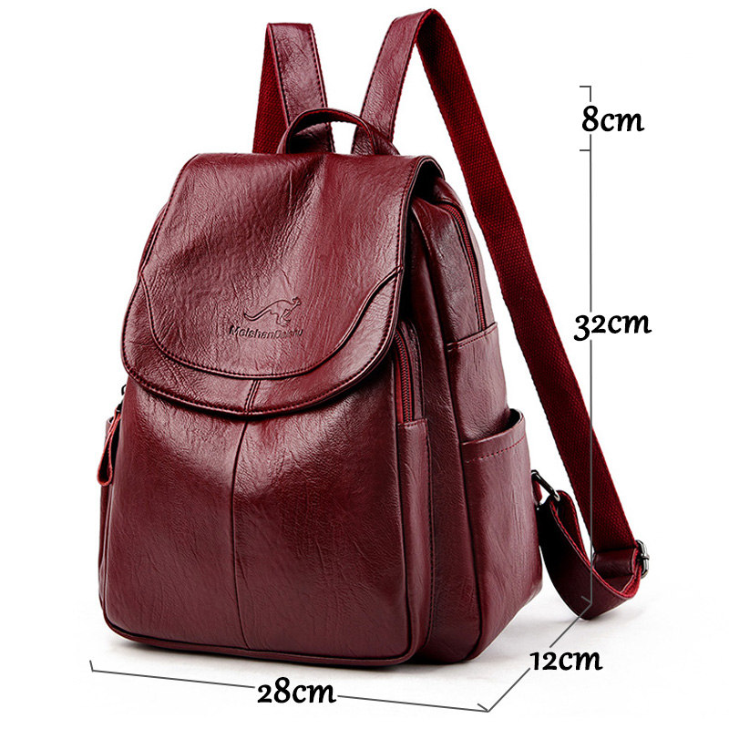 Винтажный рюкзак из мягкой кож – обзор и цена Leather Backpack Vintage