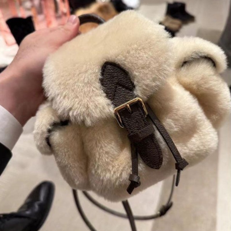JIAERDI Ретро плюшевый рюкзак  – обзор и цена Leather Backpack Vintage