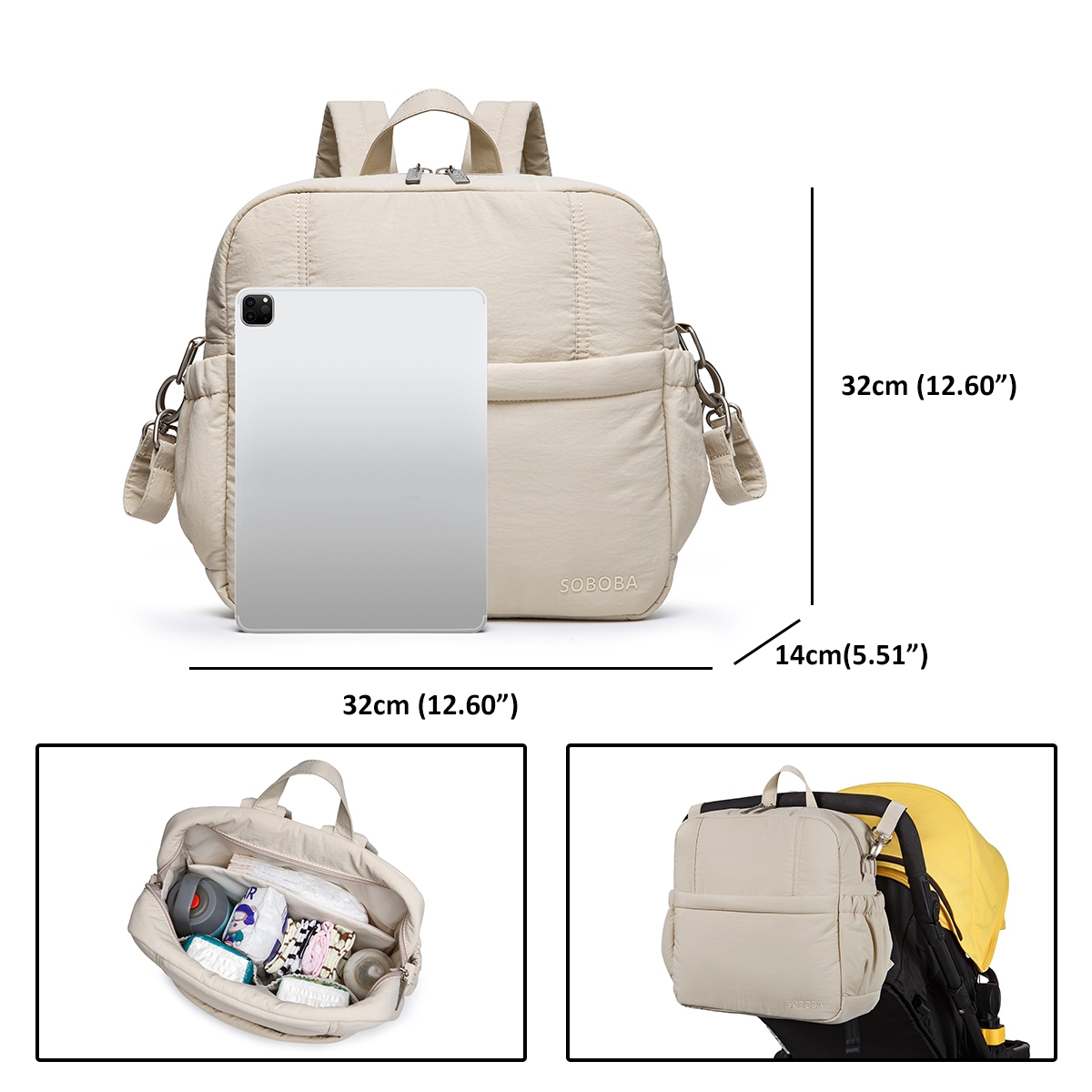 Многофункциональный рюкзак-сум – обзор и цена Backpack Diaper Bag