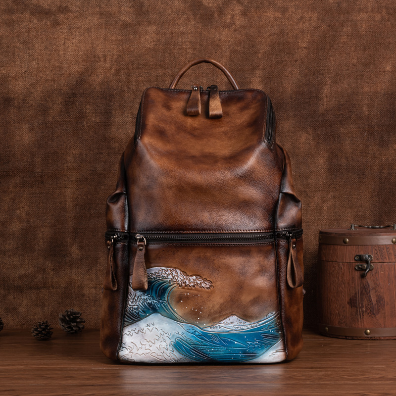 Рюкзак женский Johnature из на – обзор и цена Leather Backpack Vintage