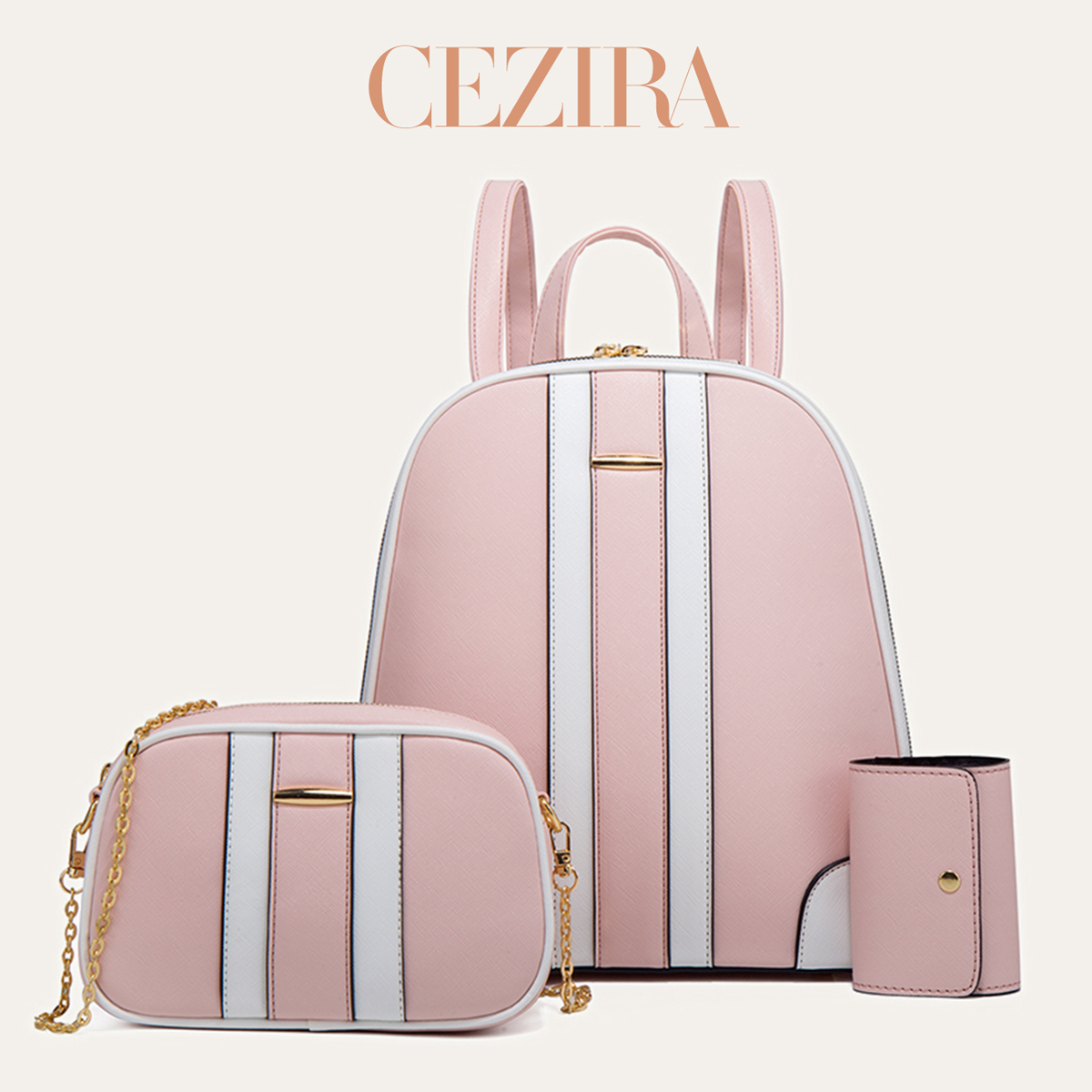 Рюкзак CR Fashion с полосатым  – обзор и цена Fashion Backpack Women