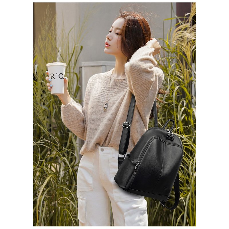 Новые корейские рюкзаки из мяг – обзор и цена Leather Backpack Vintage